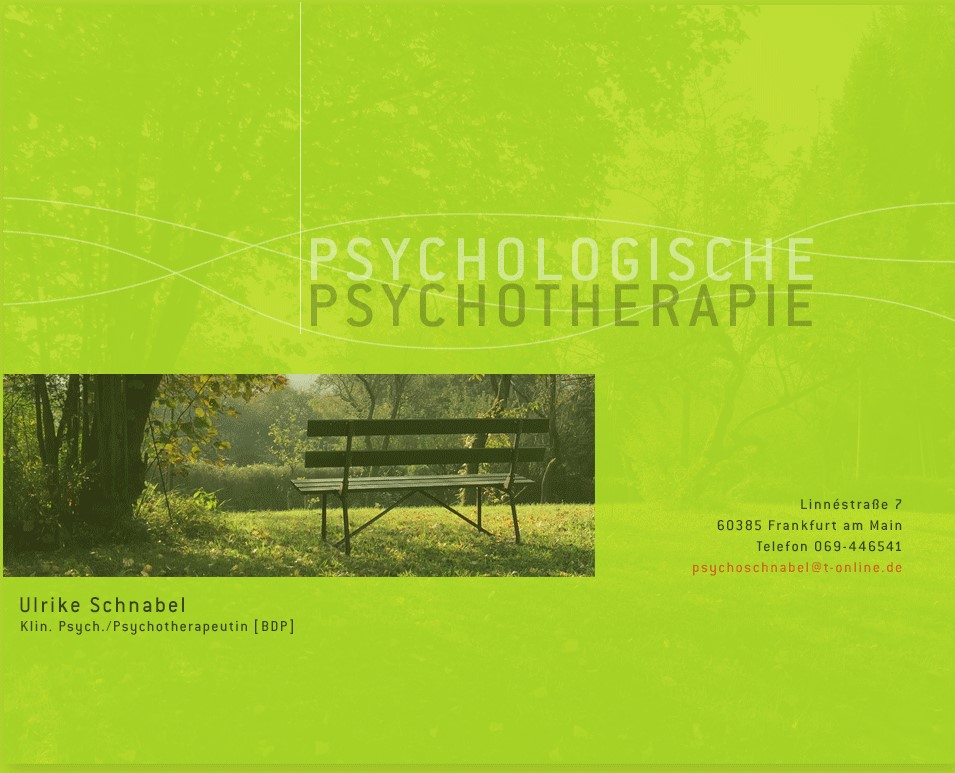 Psychotherapeutin Schnabel Ulrike Dipl.-Psych.