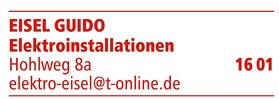 EISEL GUIDO Elektroinstallationen  