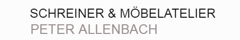 Schreiner & Mobelatelier 