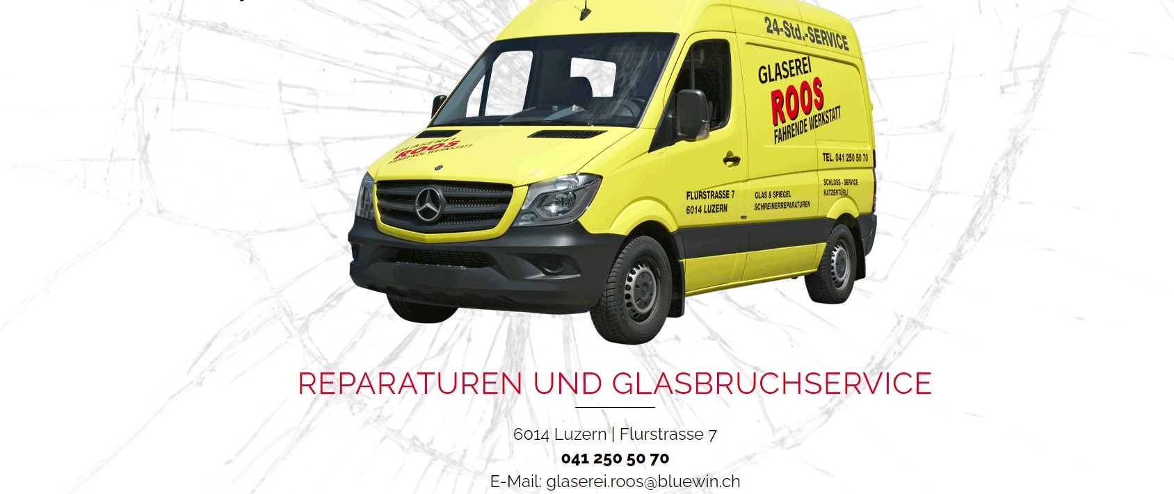 Glaserei Roos – Fahrende Werkstatt