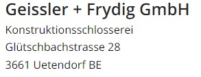 Geissler + Frydig GmbH
